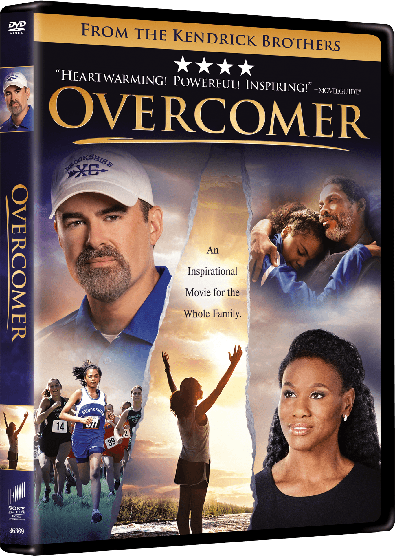 Overcomer D V D Cover Inspirational Family Movie PNG Image