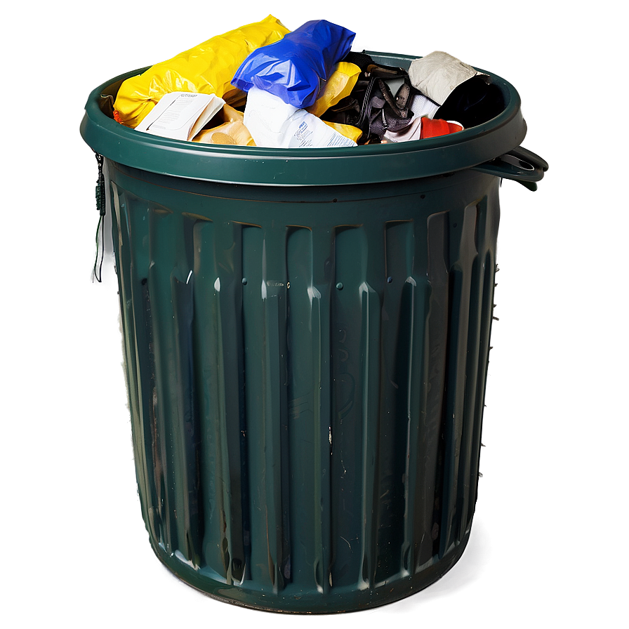 Overflowing Garbage Can Png 05232024 PNG Image