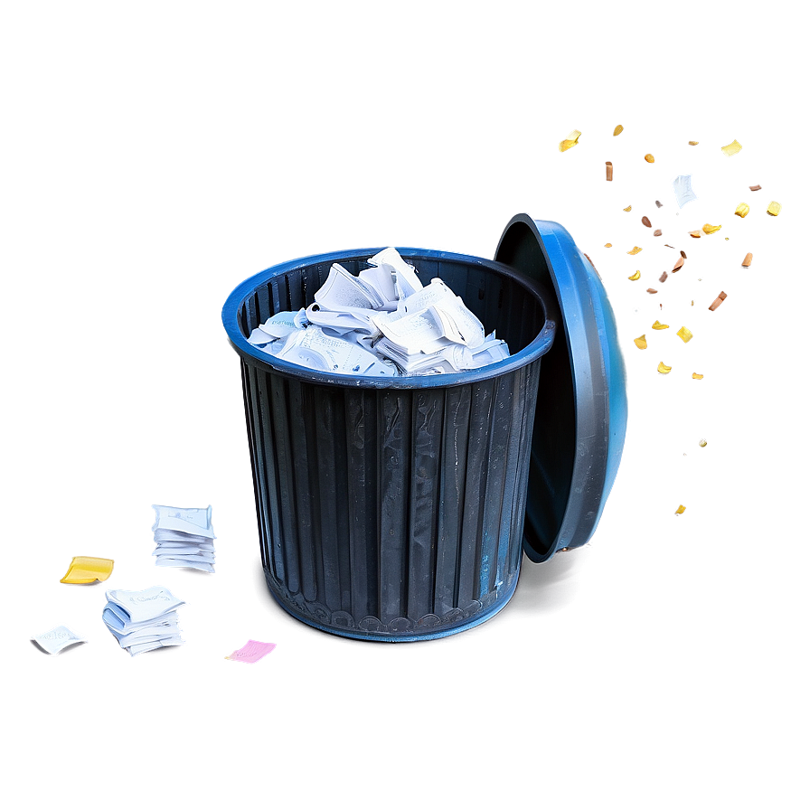 Overflowing Garbage Can Png Hlu59 PNG Image