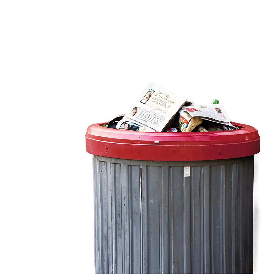 Overflowing Public Bin Png 66 PNG Image