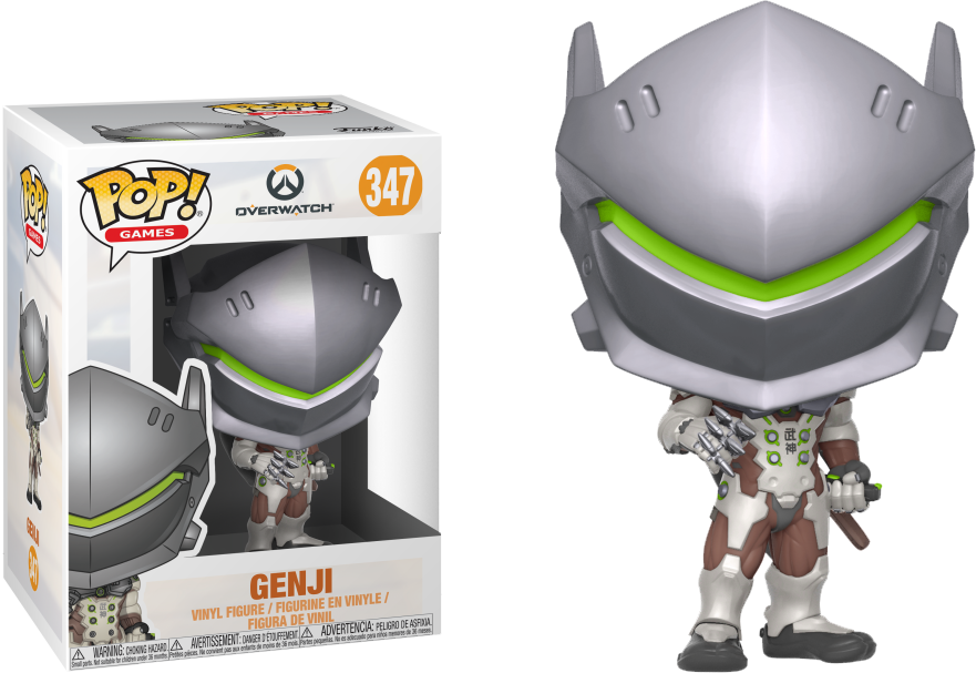 Overwatch Genji Funko Pop Figure347 PNG Image