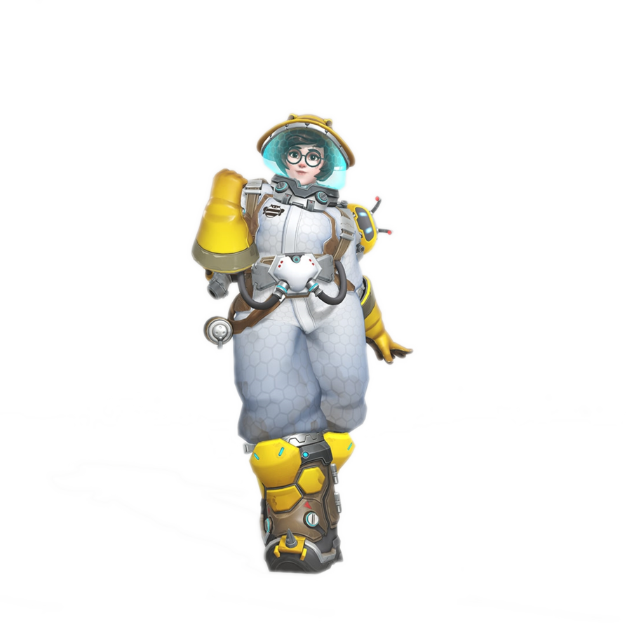 Overwatch Mei Character Render PNG Image