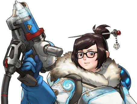 Overwatch Mei With Endothermic Blaster PNG Image