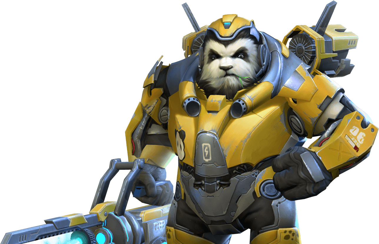 Overwatch Winston Character Render PNG Image