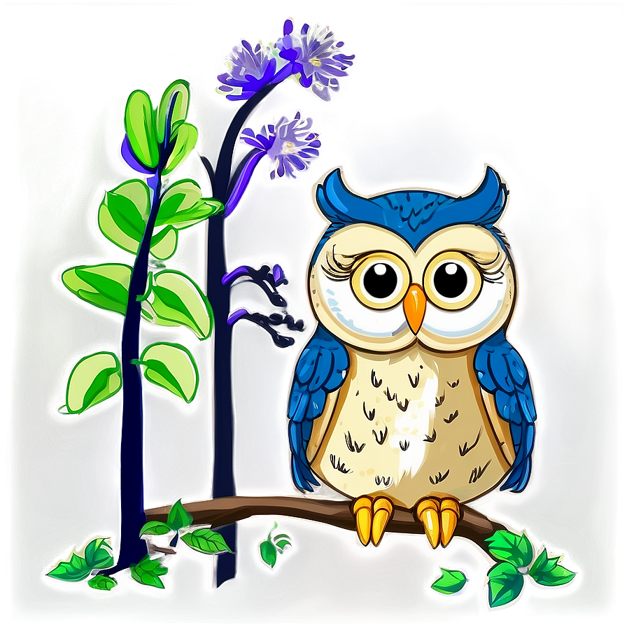 Owl In Forest Png 76 PNG Image