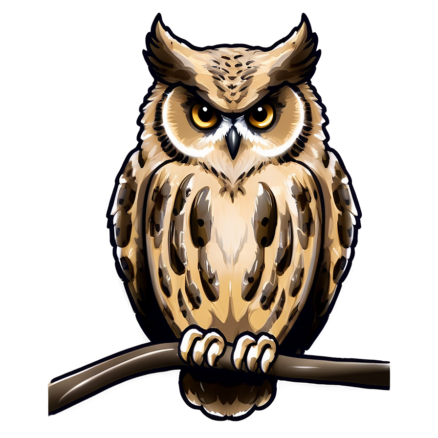 Owl Sketch Png Src19 PNG Image