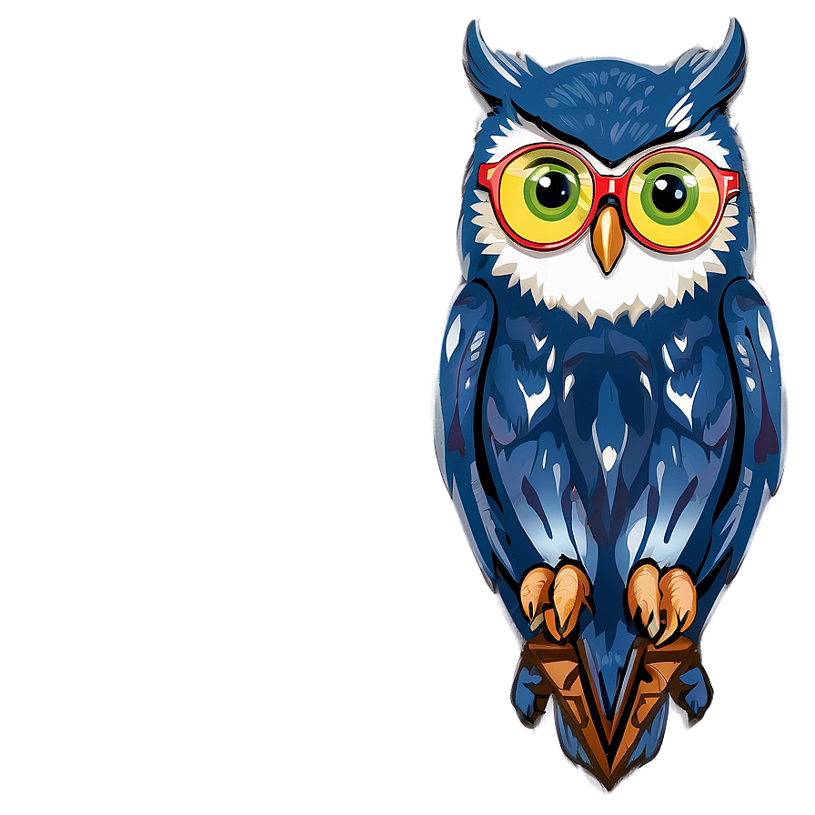 Owl With Glasses Png 05062024 PNG Image