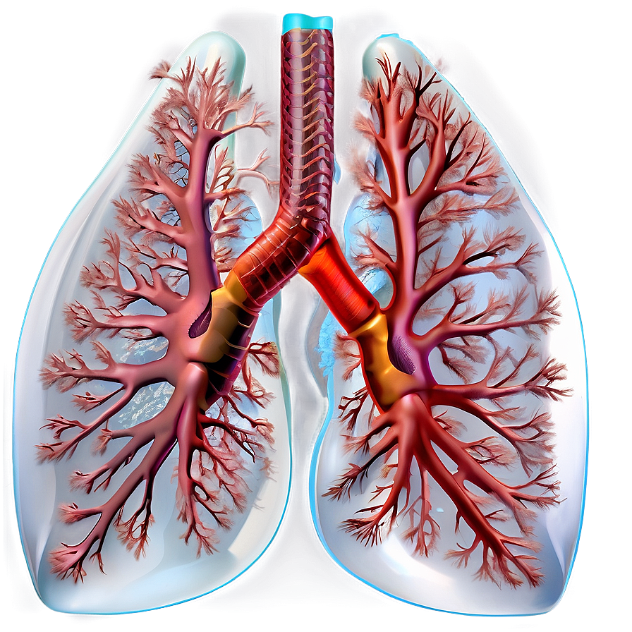 Oxygen Exchange In Lung Png Ndh PNG Image