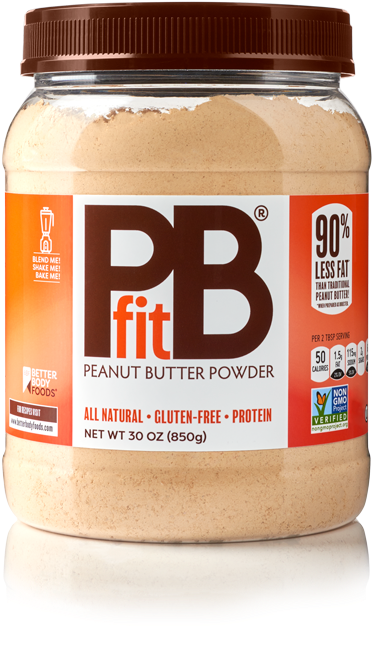 P Bfit Peanut Butter Powder Jar PNG Image