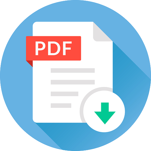 P D F Download Icon PNG Image