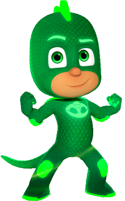 P J Masks Gekko Character Pose PNG Image