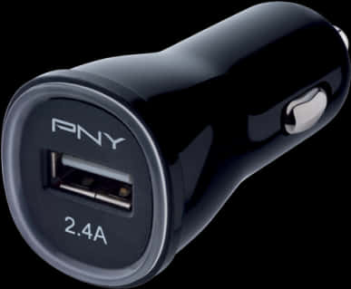 P N Y Car Charger2.4 A U S B Port PNG Image