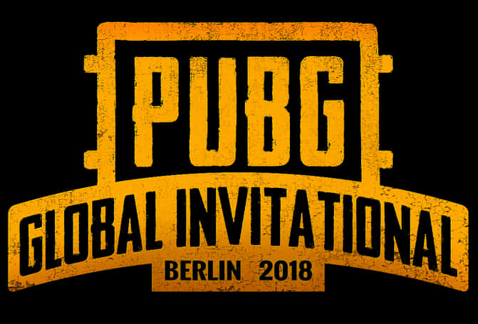 P U B G Global Invitational Berlin2018 Logo PNG Image