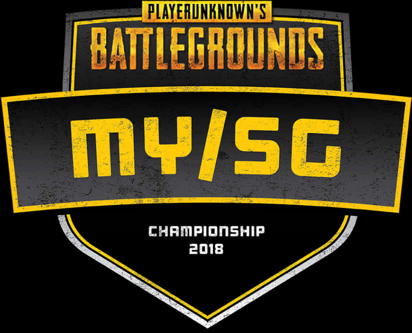 P U B G_ M Y S G_ Championship_2018_ Logo PNG Image