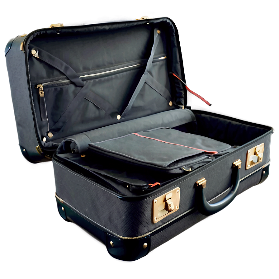 Packed Open Suitcase Png Swq29 PNG Image