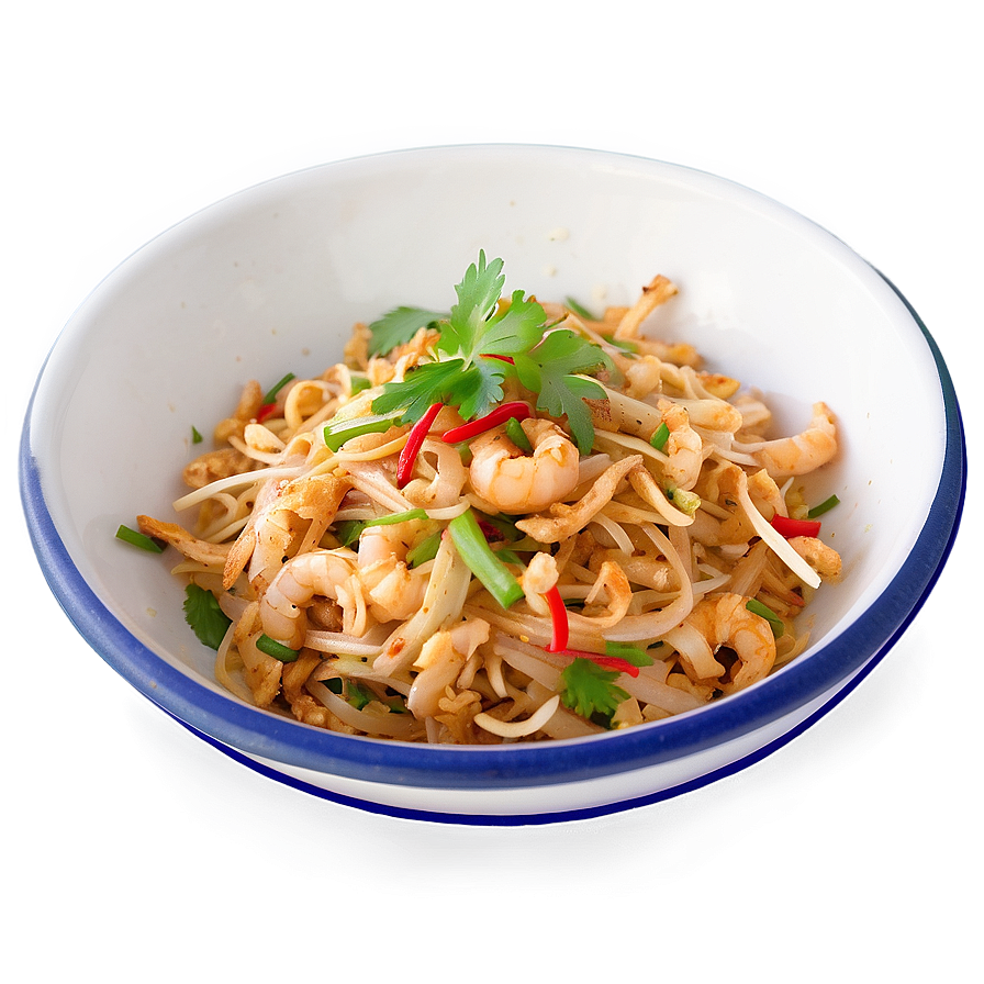 Pad Thai With Cilantro Finish Png 06252024 PNG Image