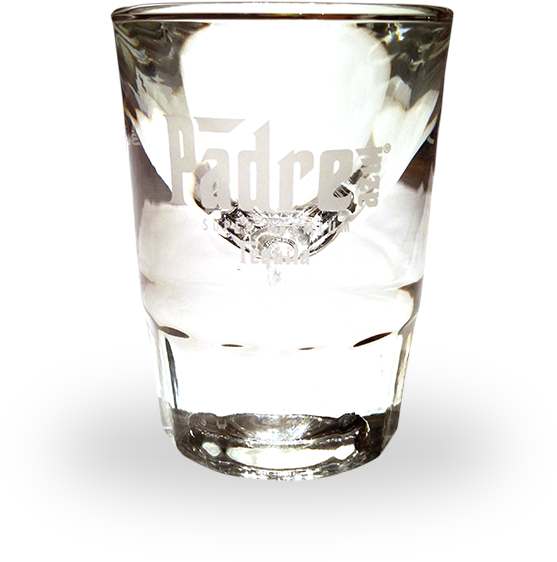 Padre Branded Shot Glass PNG Image