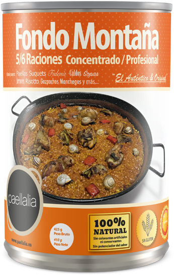 Paella Concentrate Can Fondo Montana PNG Image