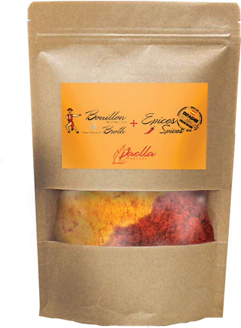 Paella Spice Mix Packaging PNG Image