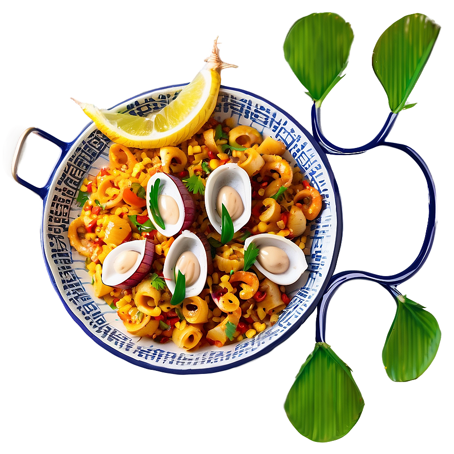 Paella With Grilled Squid And Aioli Png 65 PNG Image