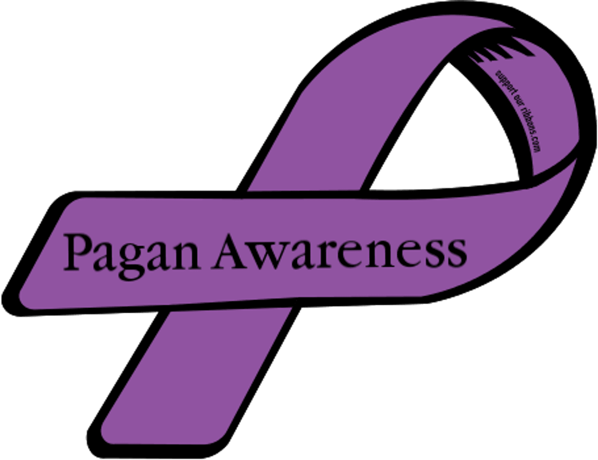 Pagan Awareness Ribbon PNG Image