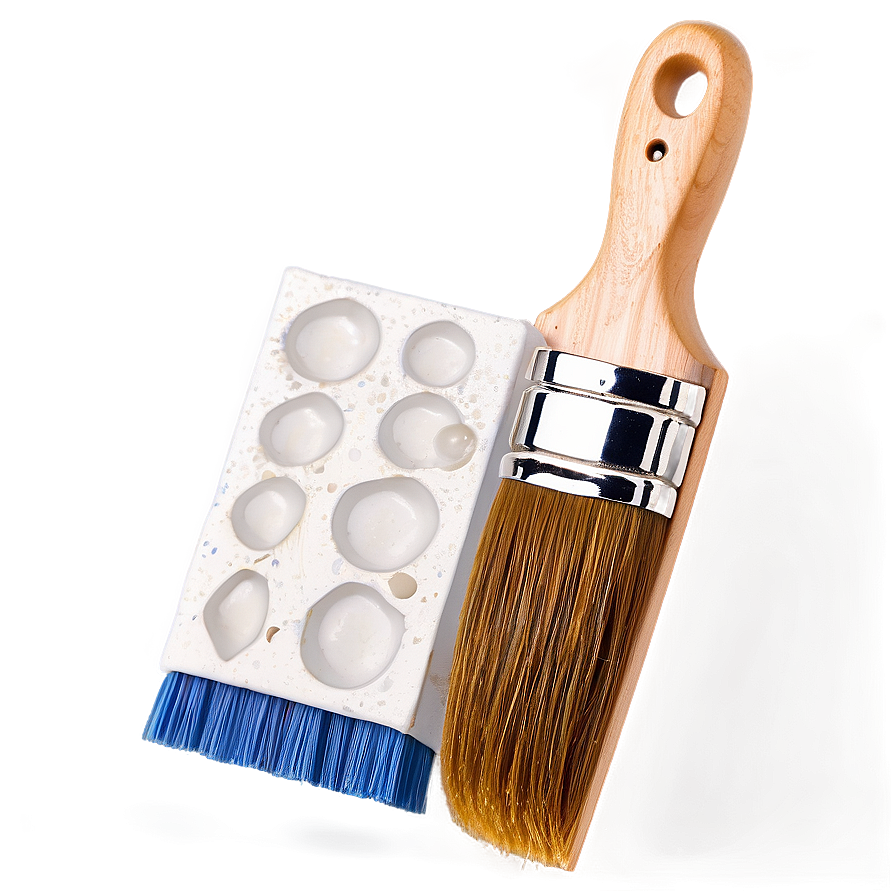 Paint Brush And Canvas Png Ltg PNG Image