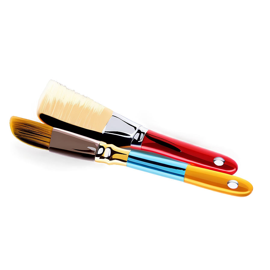 Paint Brush With Palette Png Ipf68 PNG Image