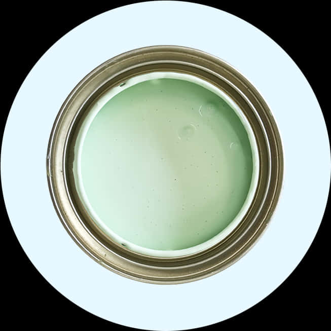 Paint Can Top View PNG Image