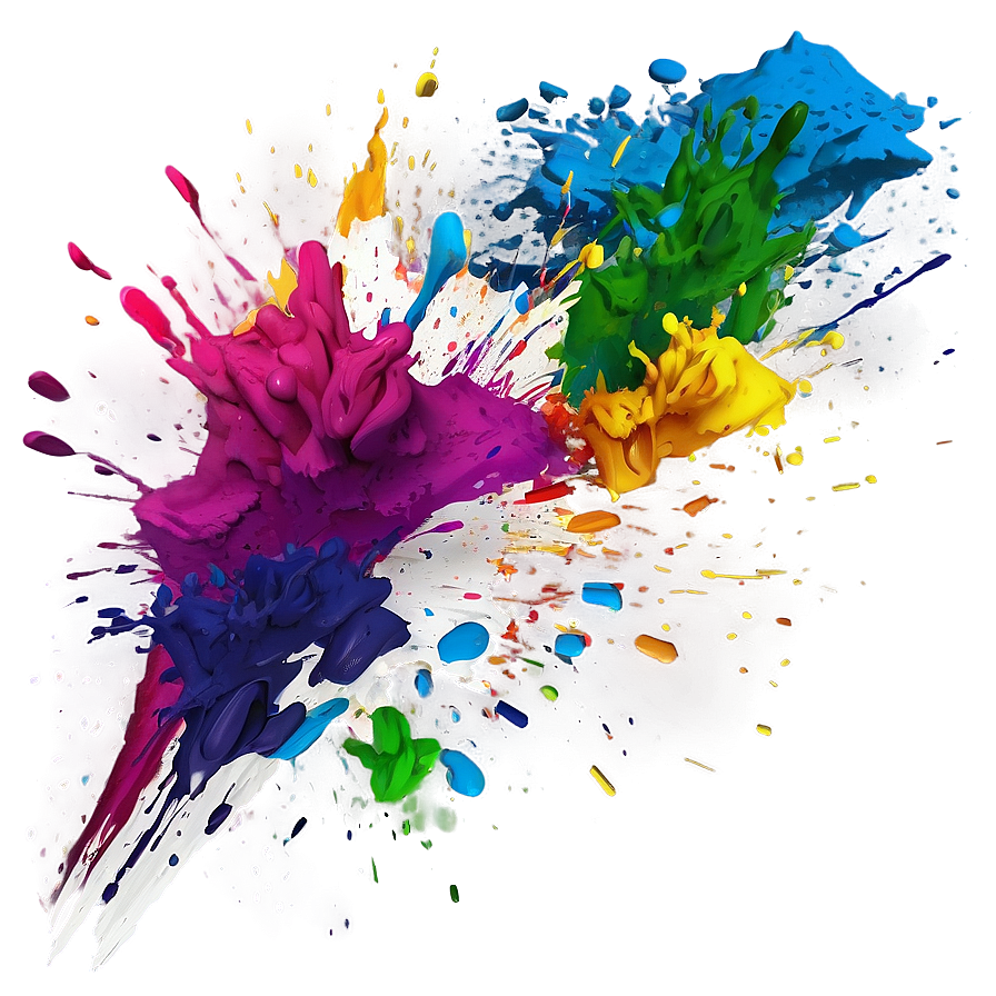 Paint Splash Explosion Png 05242024 PNG Image