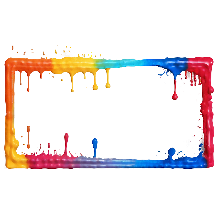 Paint Stroke Border Png Bon8 PNG Image