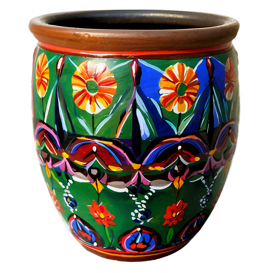 Painted Pot Png 16 PNG Image