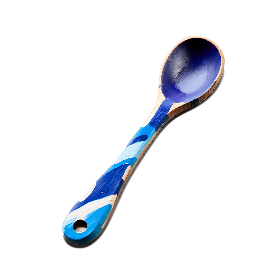 Painted Wooden Spoon Png Kyo PNG Image