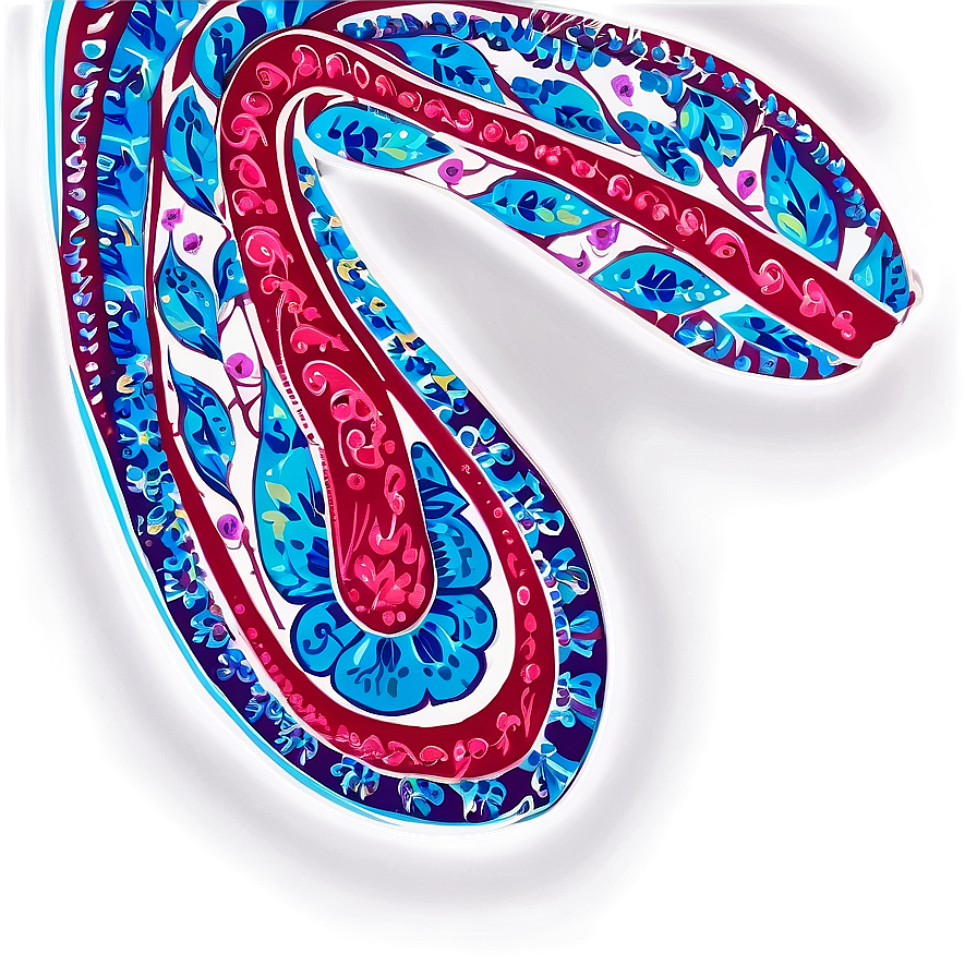 Paisley Fabric Print Png 05252024 PNG Image