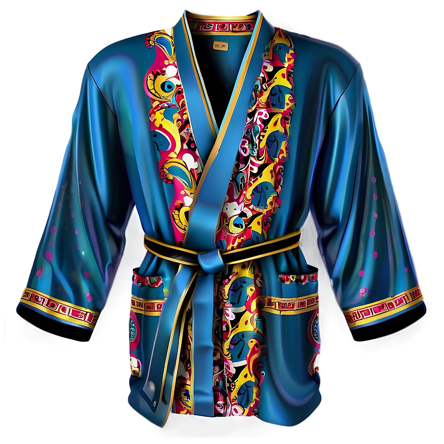 Paisley Pattern Robe Png 06132024 PNG Image