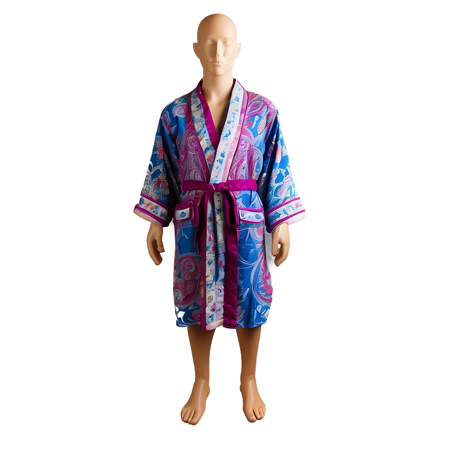 Paisley Pattern Robe Png 24 PNG Image