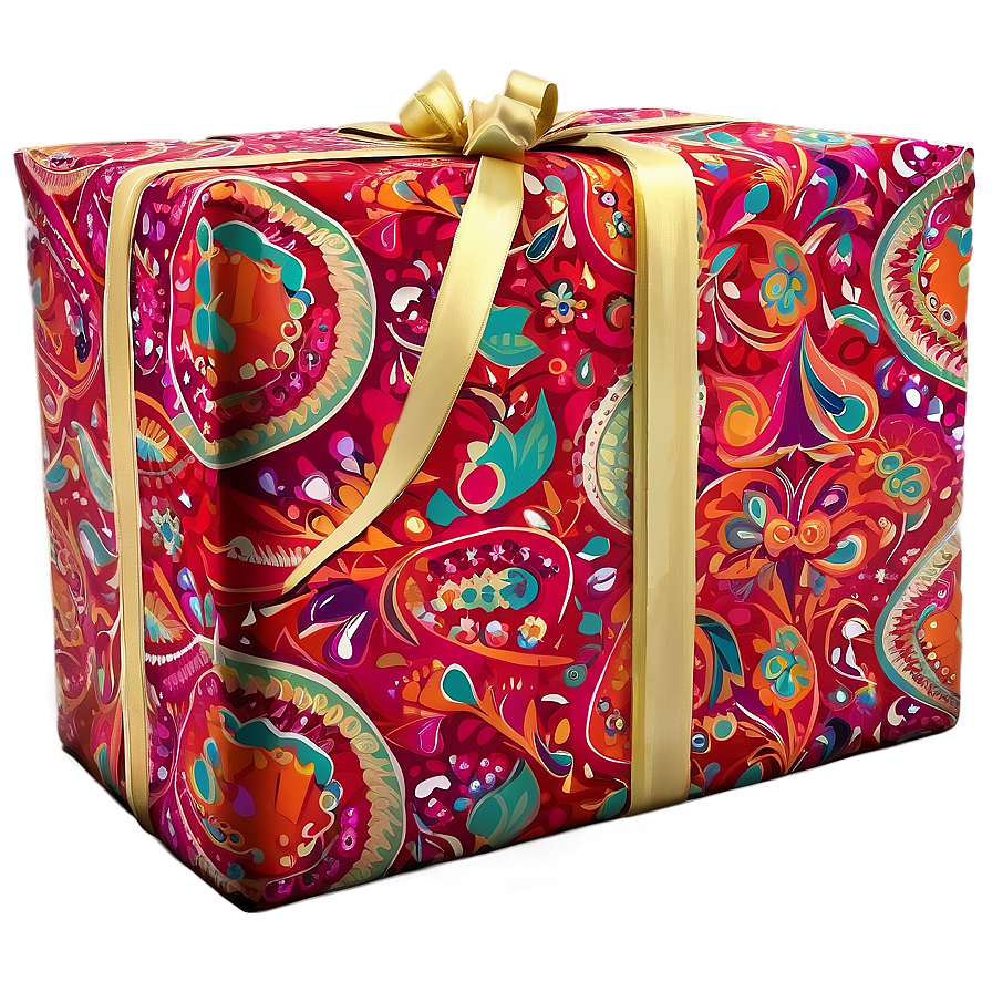 Paisley Wrapping Paper Png 52 PNG Image