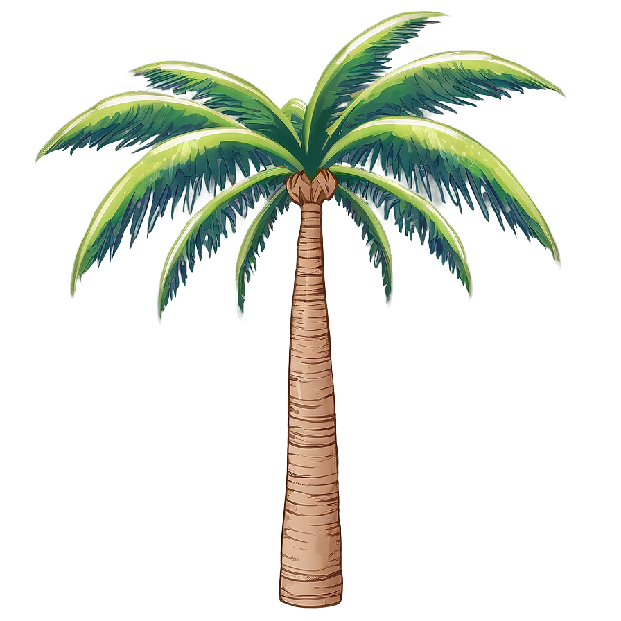 Palm Tree Drawing Png Eed18 PNG Image