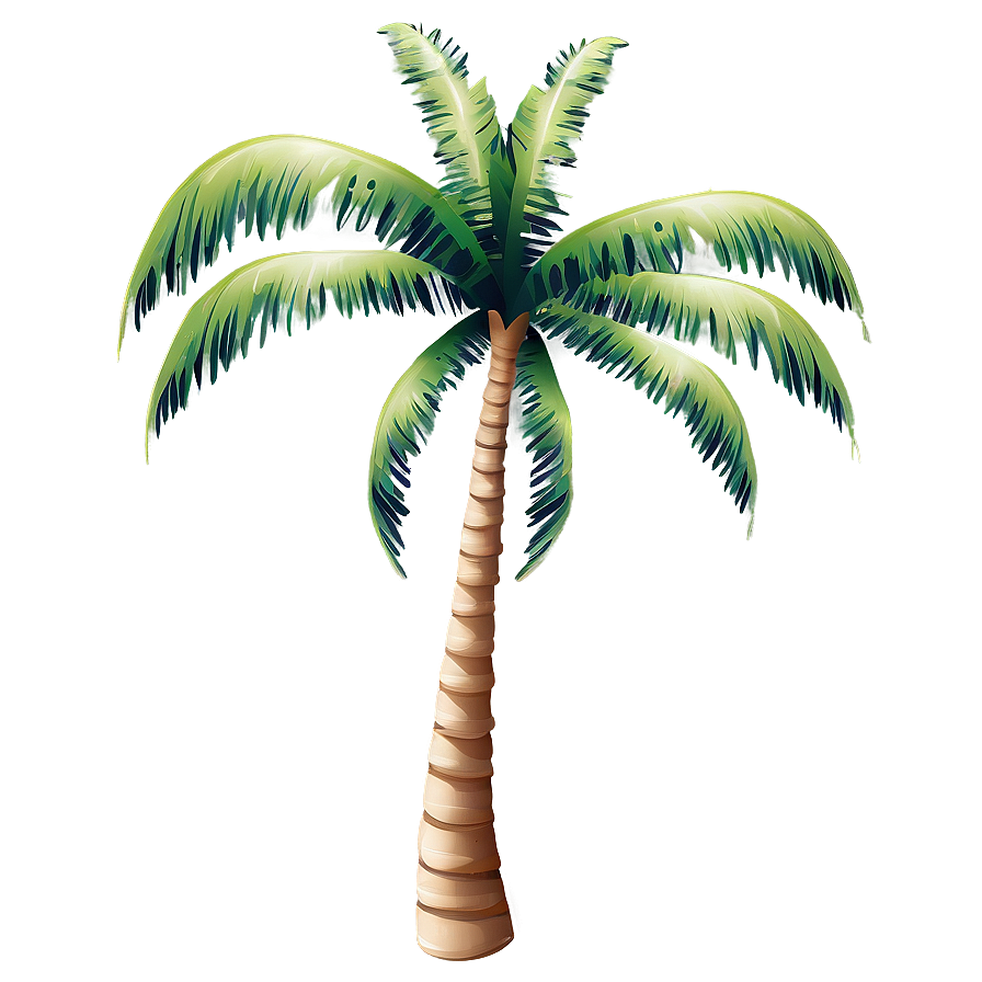 Palm Tree Illustration Png Wnr PNG Image