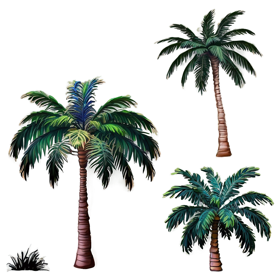 Palm Tree Landscape Png Tyc PNG Image