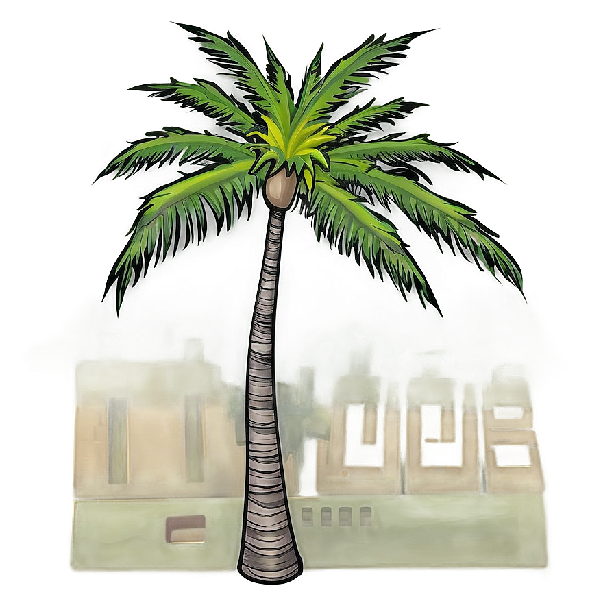 Palm Tree Outline Png Bly8 PNG Image