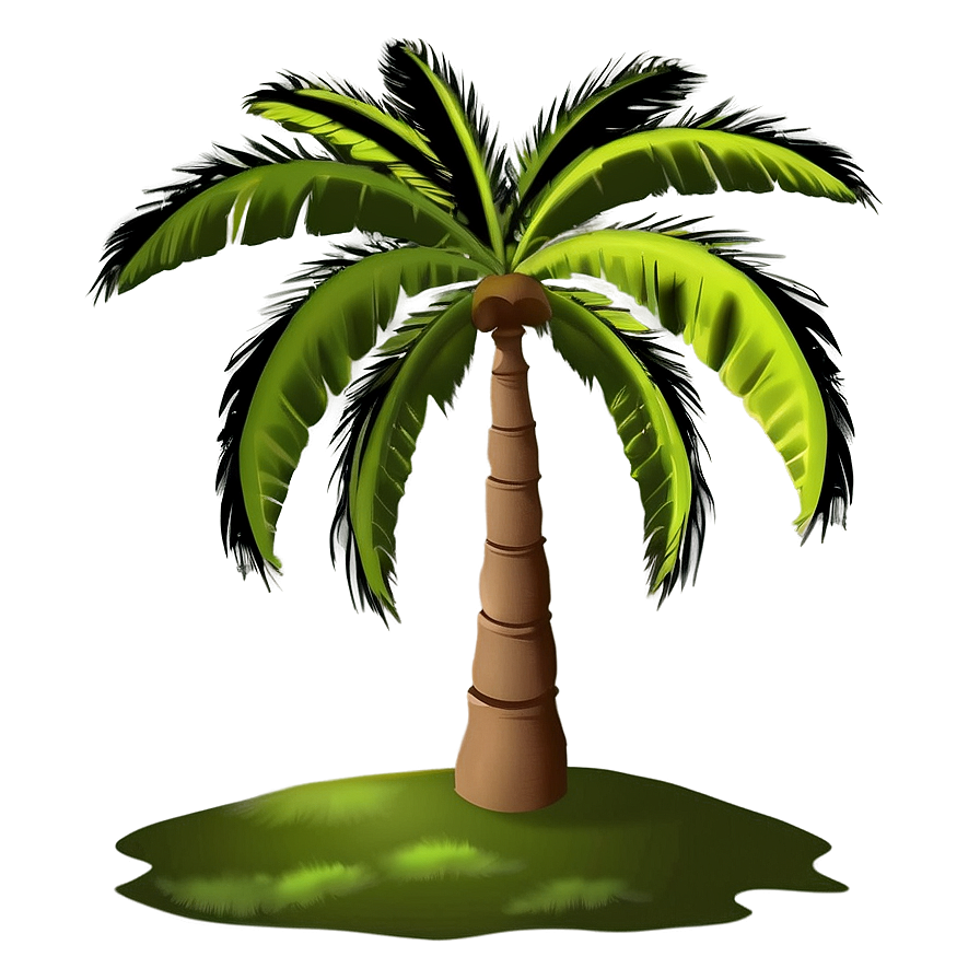 Palm Tree Silhouette Png Uaf PNG Image