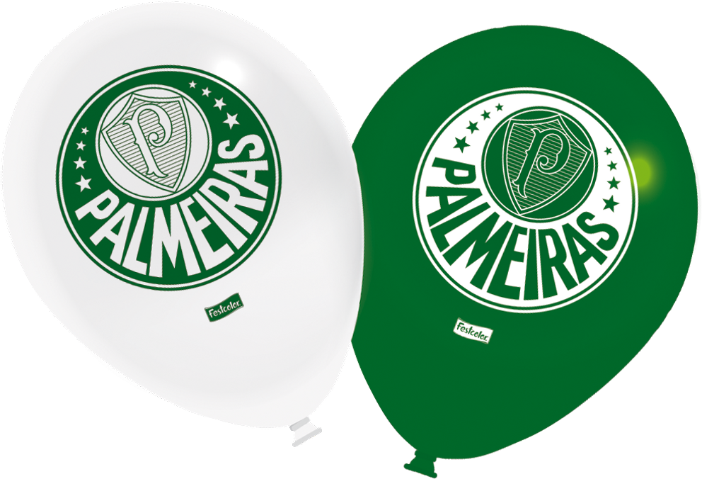 Palmeiras Logo Balloons PNG Image