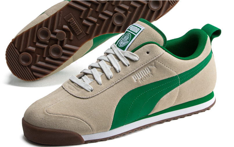 Palmeiras Puma Sneakers Branding PNG Image