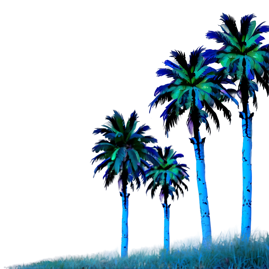 Palms At Dawn Png Nkw PNG Image