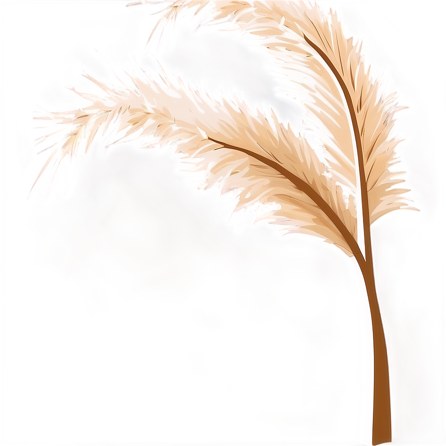 Pampas Grass Silhouette Png Heg PNG Image