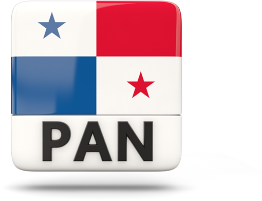 Panama Flag Design Element PNG Image