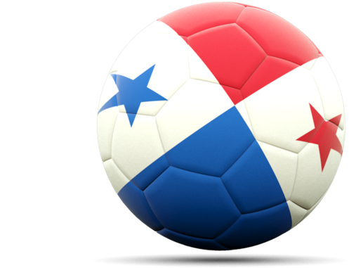 Panama Flag Soccer Ball PNG Image