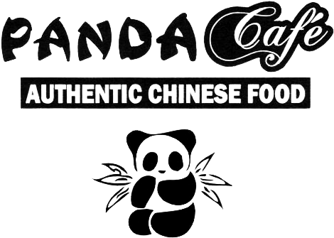 Panda Cafe Chinese Food Logo PNG Image