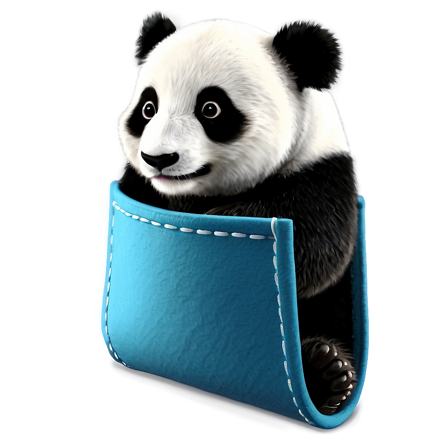 Panda In A Pocket Design Png Ybb63 PNG Image