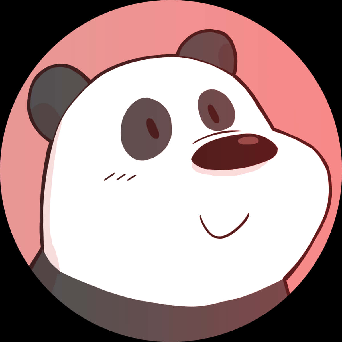 Panda We Bare Bears Profile Pic PNG Image